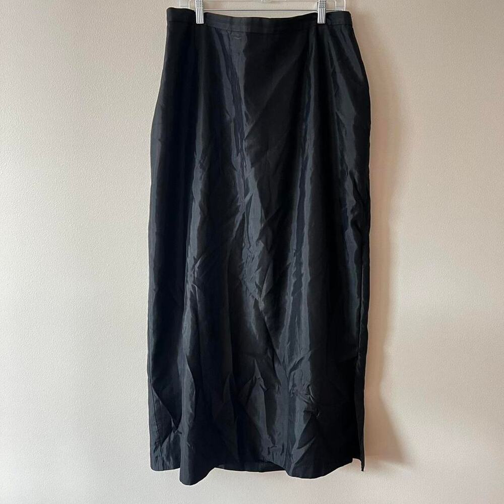Long vintage nylon like skirt